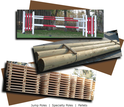 Jump Poles, Specialty Poles, Pallets