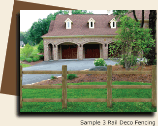 Sample 3 Rail Deco Fencing